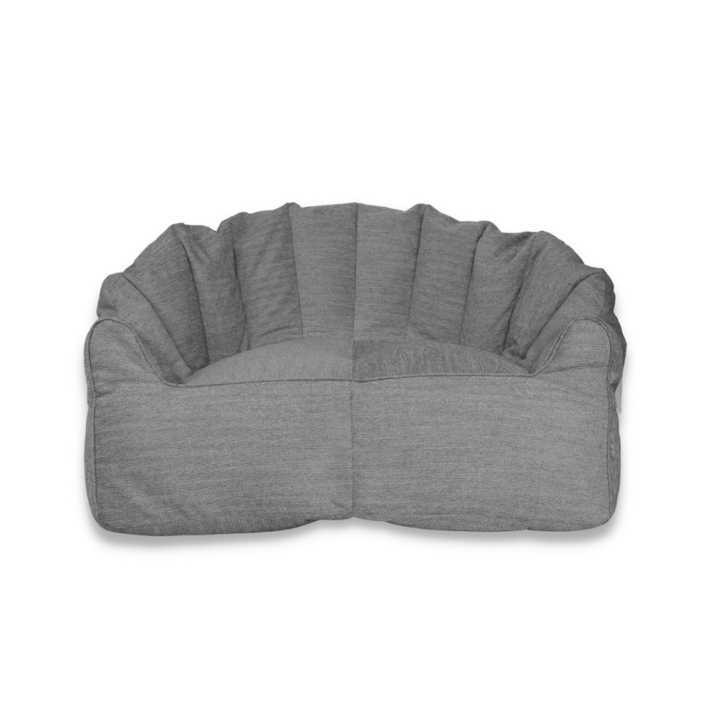 Ghế Lười Perlero Loveseat - Perlero Loveseat Beanbag | Vải Bố Màu Xám