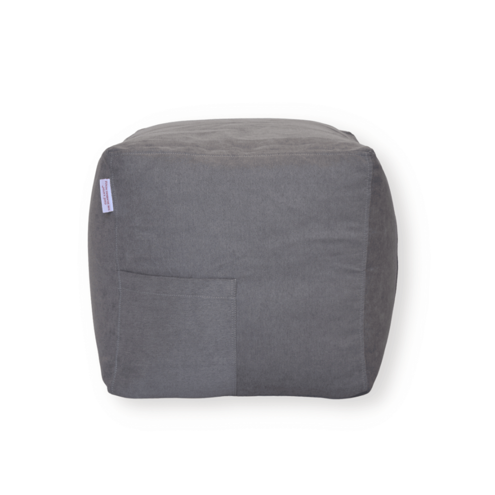 Đôn Hộp Vuông - Cube Ottoman | Linen Bố - 40x40cm
