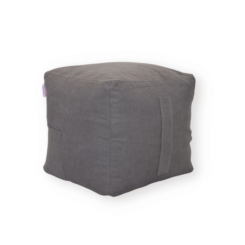 Đôn Hộp Vuông - Cube Ottoman | Linen Bố - 40x40cm